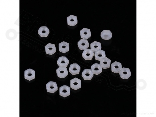 Spacer/Standoff M3 set 180 pieces white